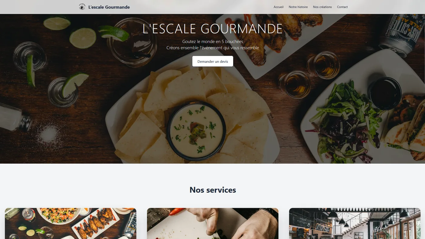 Apercu L'Escale Gourmande